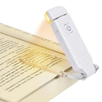 Lámpara de lectura LED recargable por USB para proteger los ojos.