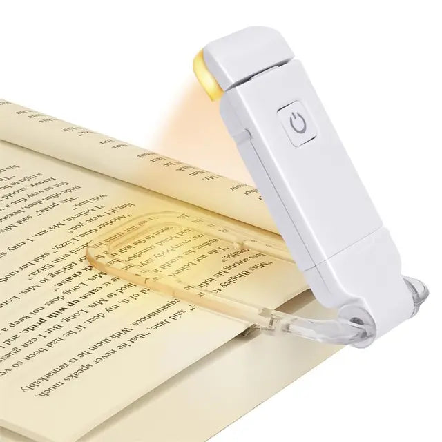 Lámpara de lectura LED recargable por USB para proteger los ojos.