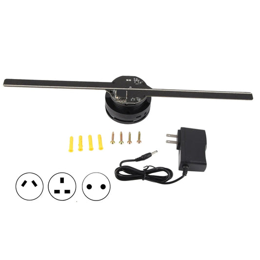 Ventilador con holograma 3D y 224 luces LED.