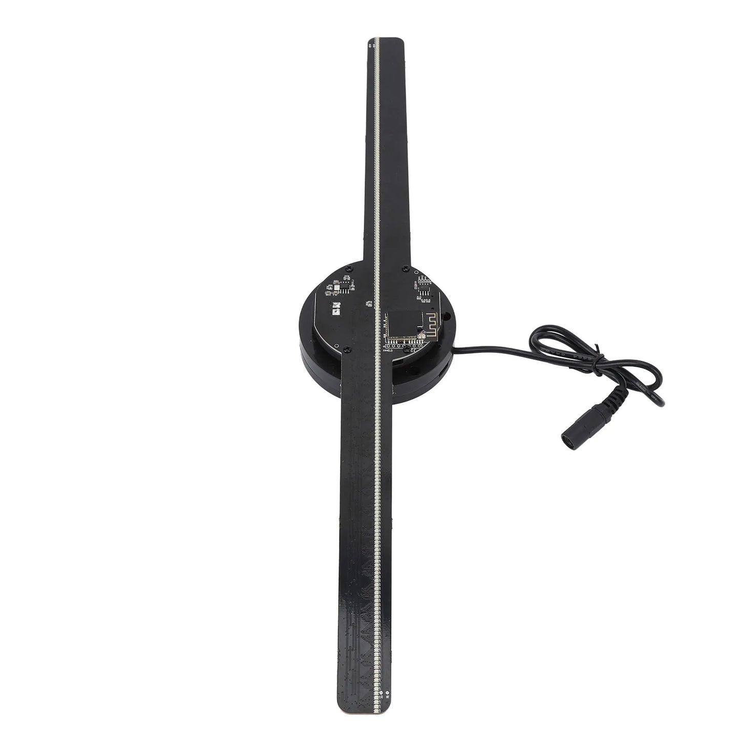 Ventilador con holograma 3D y 224 luces LED.